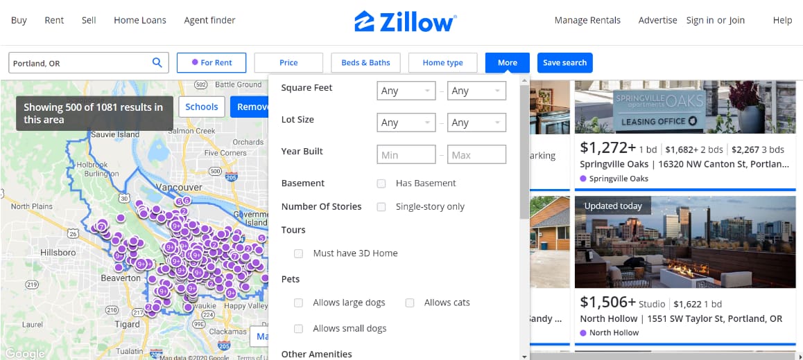 Zillow - Online Real Estate Marketplaces