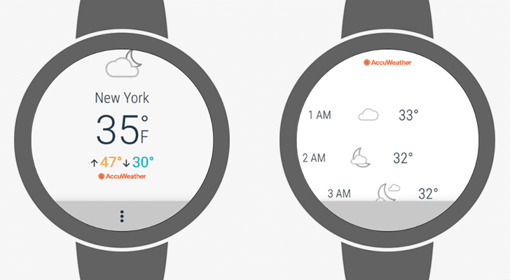 AccuWeather Wearable Apps