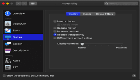 Accessibility and Display