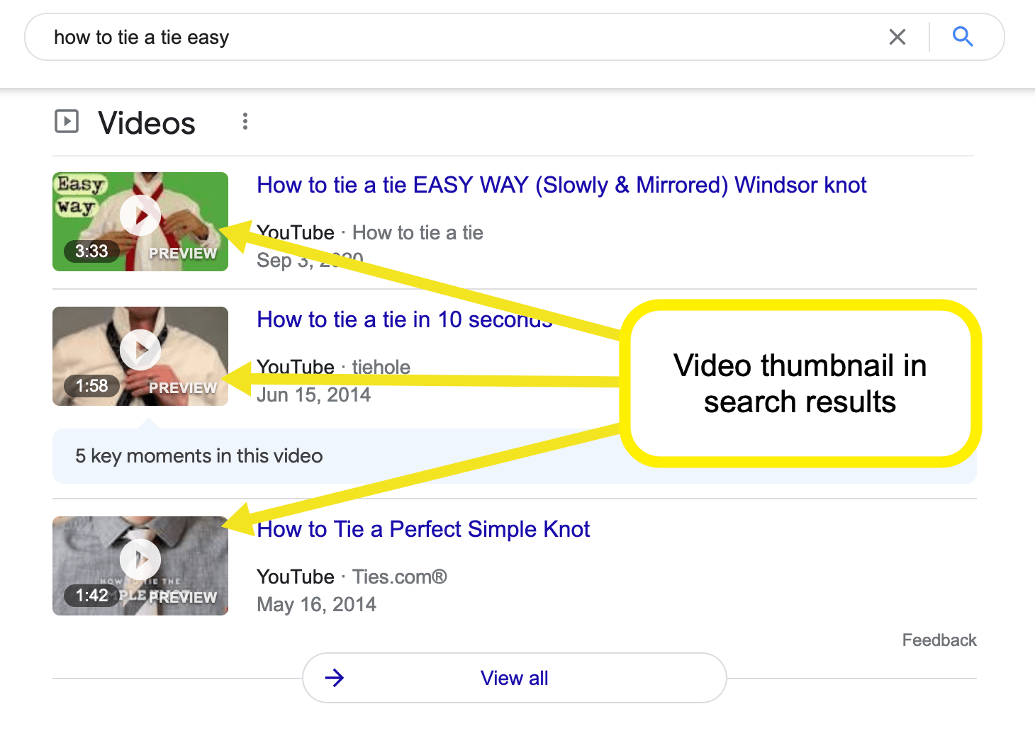 Google thumbnails