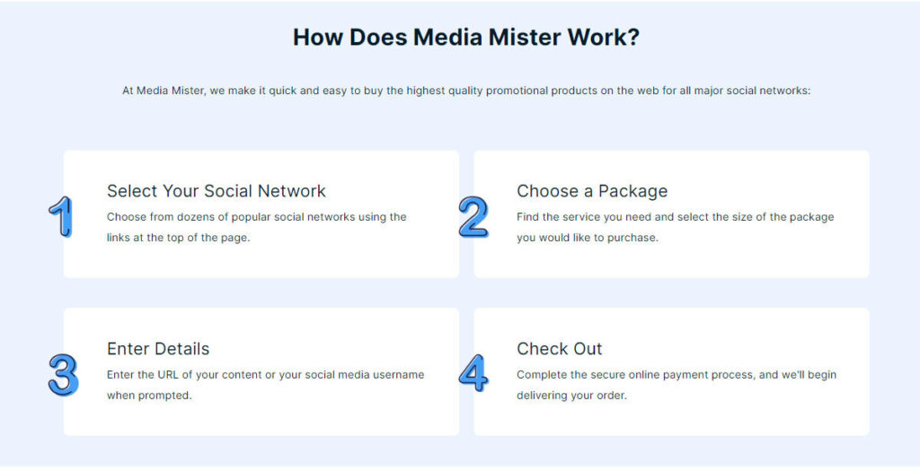 How to buy services from media mister