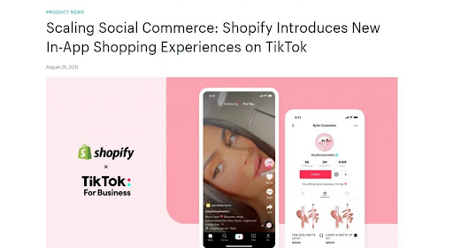 TikTok-in-app-shopping