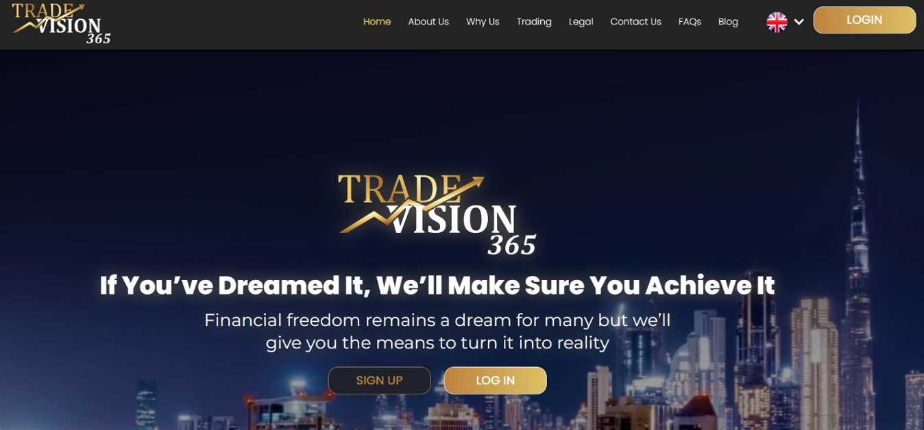 Trade Vision Website