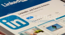 LinkedIn on mobile device