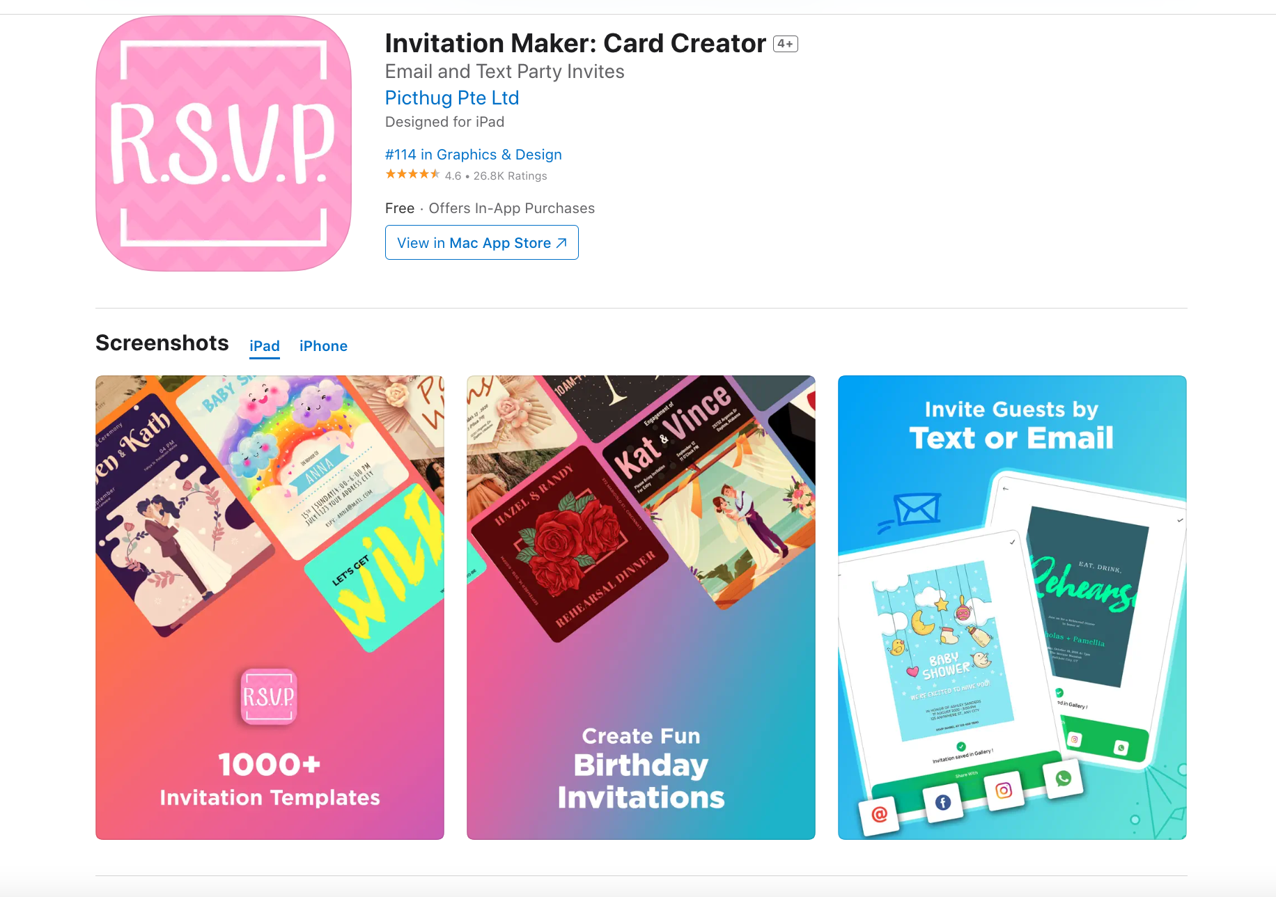 Invitation maker: card creator
