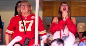 Super 2024 Box Suite Donna Kelce Taylor Swift