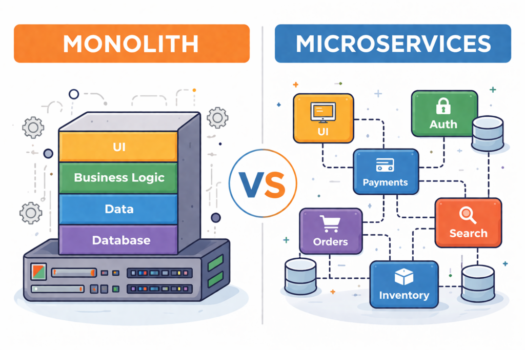 Monolith vs Microservices